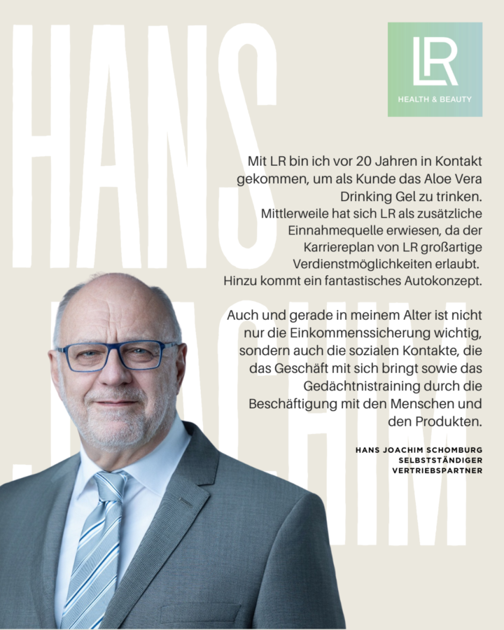 LR Vertriebspartner Hans Joachim Schomburg